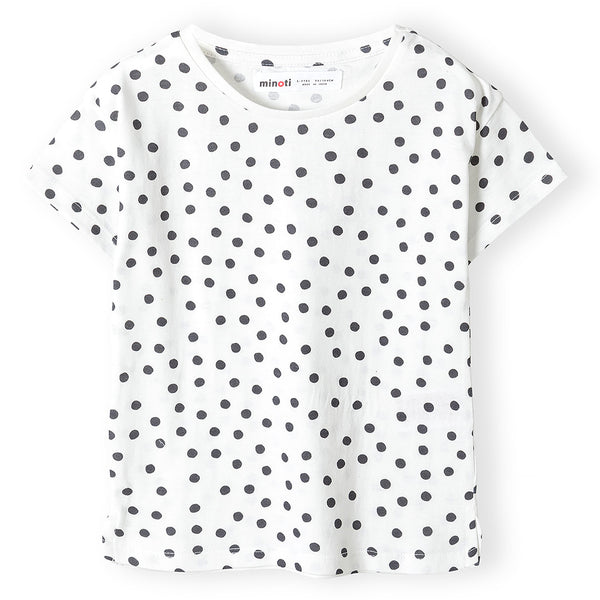 מארז 3 חולצות מינוטי אפרסק-לבן פעוטות בנות