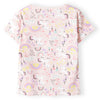 שלישיית חולצות מינוטי אפרסק-לבן פעוטות בנות 12-3Y