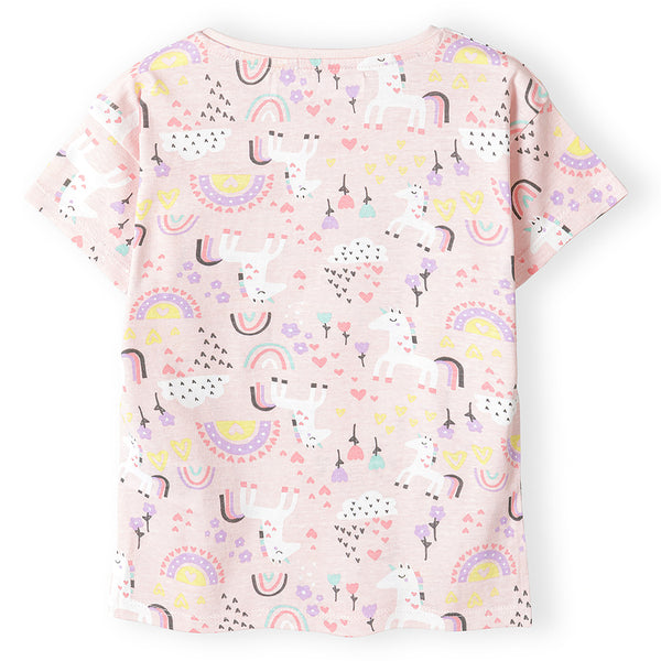 מארז 3 חולצות מינוטי אפרסק-לבן פעוטות בנות