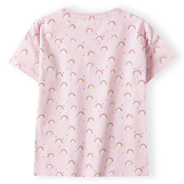 מארז 3 חולצות מינוטי ורוד-לבן-פוקסיה פעוטות בנות