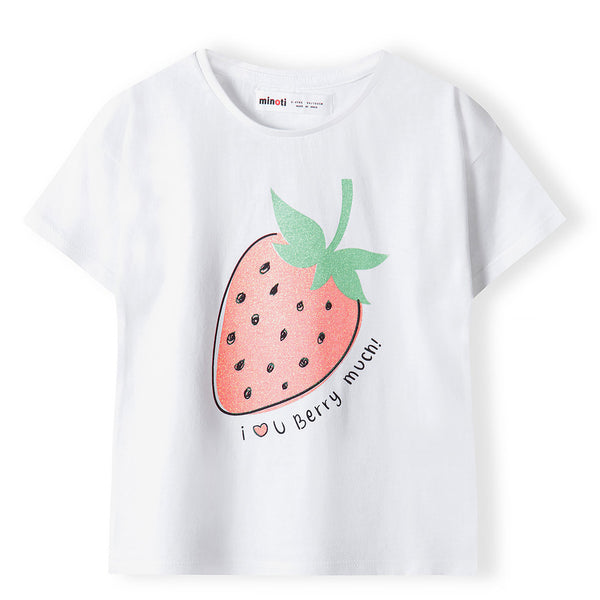 מארז 3 חולצות מינוטי הדפסי פירות פעוטות בנות