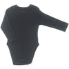 שלישיית בגדי גוף שרוול ארוך שחור-אפור-זית תינוקות בנים 6-12M