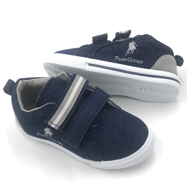 נעלי סניקרס בד עם סקוטש Paolo Garage בנים ופעוטים