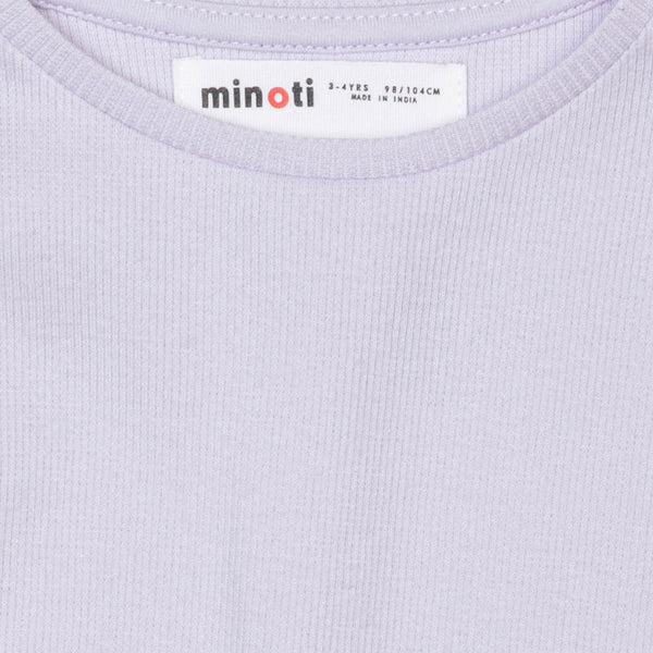 חולצת בסיס ריב מינוטי בנות ותינוקות