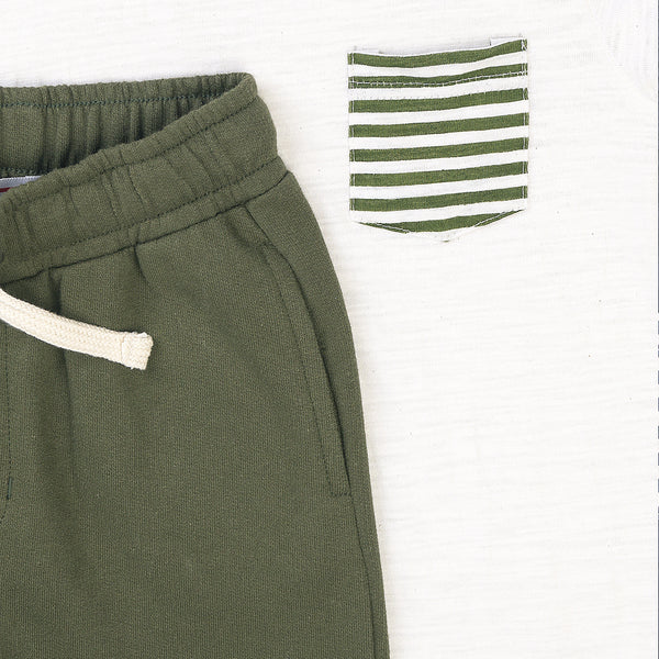 חליפת בנים מינוטי עם כיס פעוטים 12M-18M