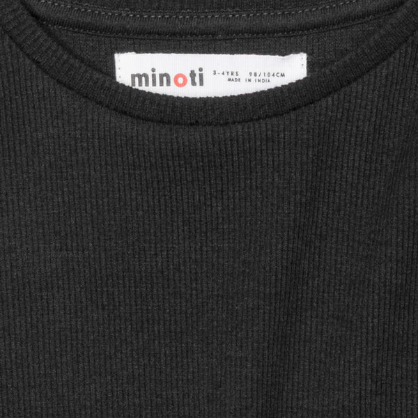 חולצת בסיס ריב מינוטי בנות ותינוקות