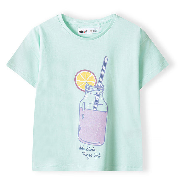 מארז 3 חולצות מינוטי צהוב-אפור-מנטה פעוטות בנות