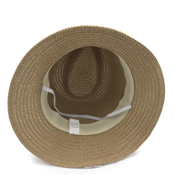 כובע קש עם כוכב זהב ילדים