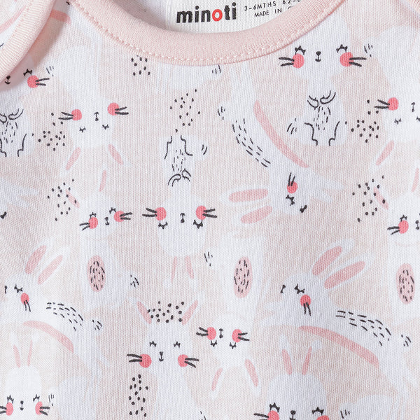 מארז 7 בגדי גוף מינוטי תינוקות בנות N/B-12M