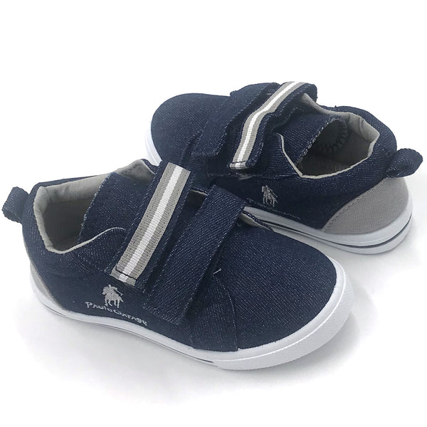 נעלי סניקרס בד עם סקוטש Paolo Garage בנים ופעוטים