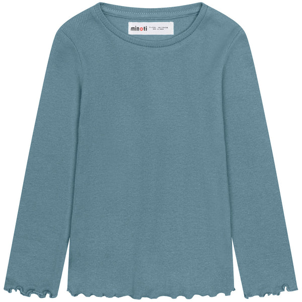 חולצת בסיס ריב מינוטי בנות ותינוקות