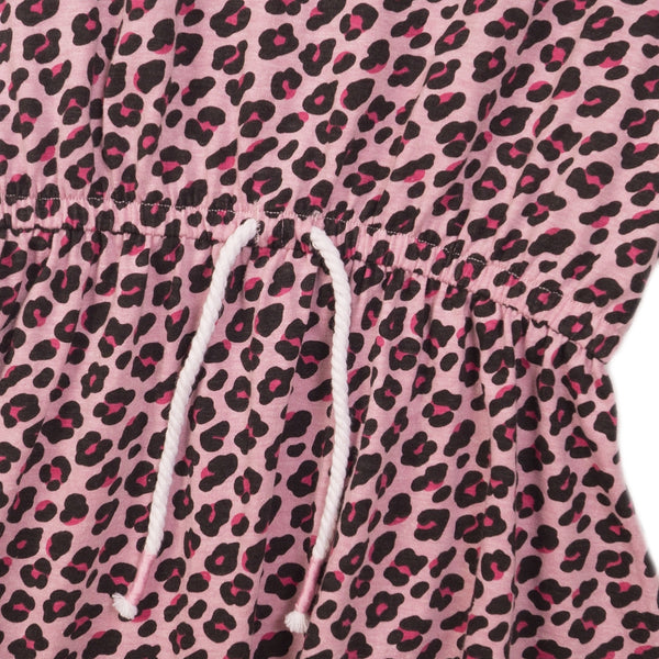 שמלת מעבר מינוטי ורודה מנומרת תינוקות