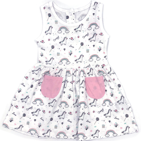 מארז 3 שמלות הדפס אולאובר תינוקות