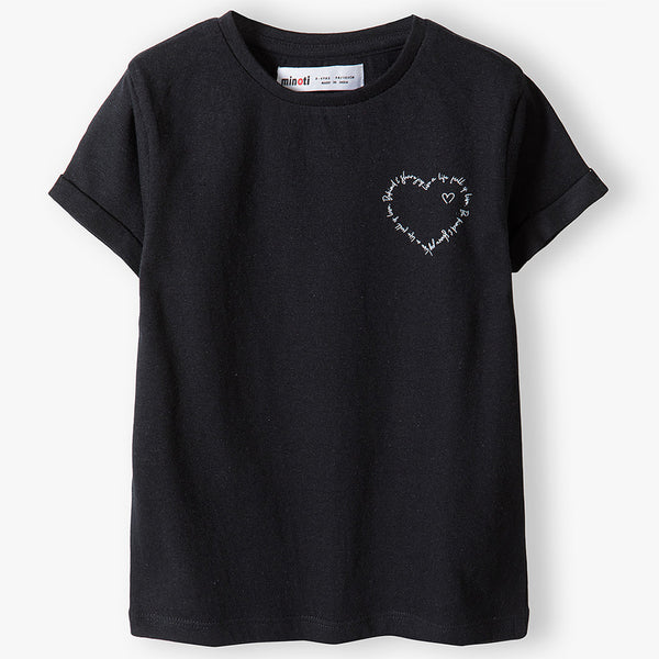 מארז 4 חולצות מינוטי הדפס לב פעוטות בנות 12-24M