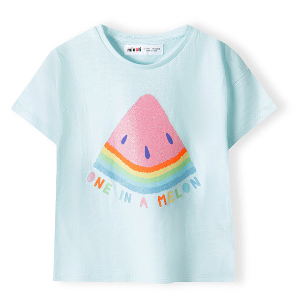 מארז 3 חולצות מינוטי הדפסי פירות פעוטות בנות