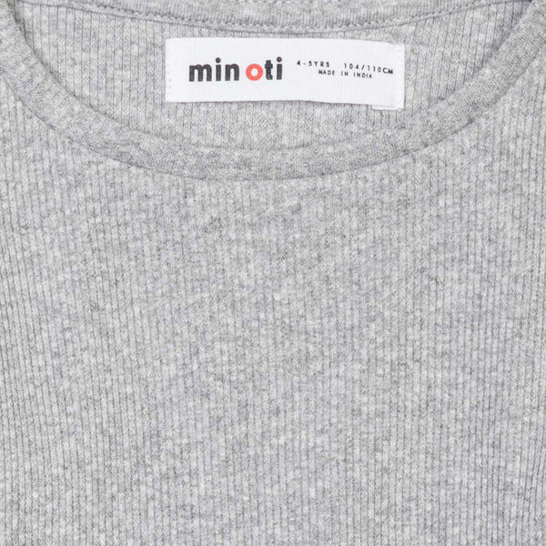 חולצת בסיס ריב מינוטי בנות ותינוקות