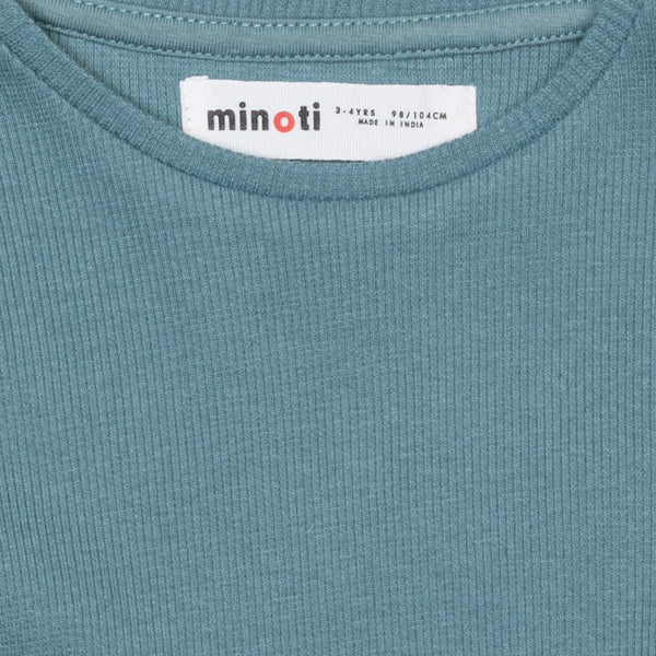 חולצת בסיס ריב מינוטי בנות ותינוקות