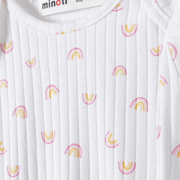 זוג בגדי-גוף ריב מינוטי תינוקות בנות