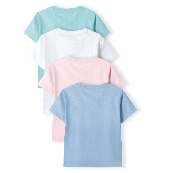 מארז 4 חולצות סלאב עם כיס מינוטי ילדים 8-14Y