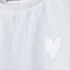 רביעיית חולצות מינוטי עם רקמת לב פעוטות בנות 12-24M