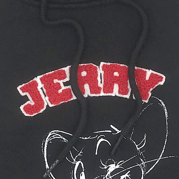 סווטשירט קפוצ'ון טום וג'רי אפליקציה Jerry בנות 10-18