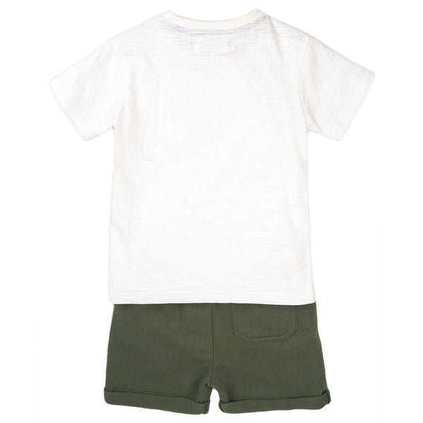 חליפת בנים מינוטי עם כיס פעוטים 12M-18M