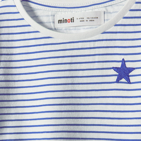 מארז 4 חולצות מינוטי עם רקמת כוכב פעוטות בנות