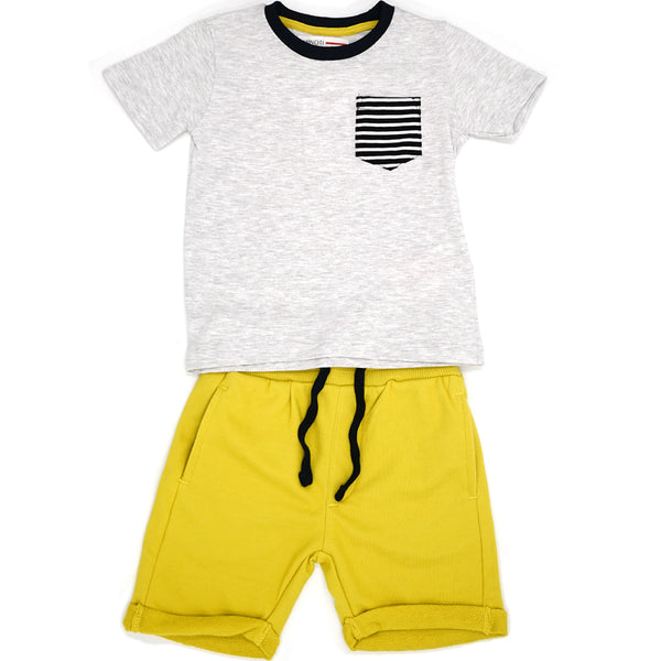 חליפת בנים מינוטי עם כיס פעוטים 12M-18M