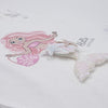 חולצה עם בת ים באפליקציה מובלטת Hello Mermaid בנות 4-10