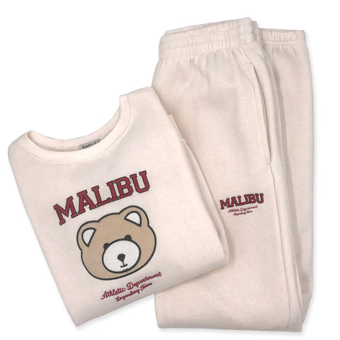 חליפת פוטר רקומה דובי Malibu נשים 0-2