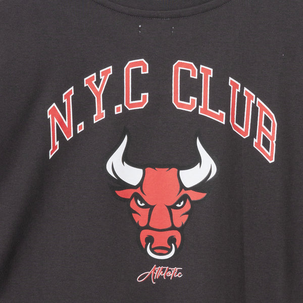 חולצה עם הדפס דו צדדי NYC Club נשים 1-2