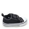 נעלי סניקרס בד שחור-לבן ילדים ופעוטות 23-28