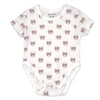 מארז 3 בגדי גוף מודפסים קאמל-לבן-פלדה תינוקות בנים 3-18M