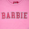 חולצת קשירה עם אפליקציית לוגו Barbie בנות 4-10