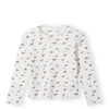 חולצת ריב מינוטי פרחונית ארוכה תינוקות ופעוטות בנות 12-24M
