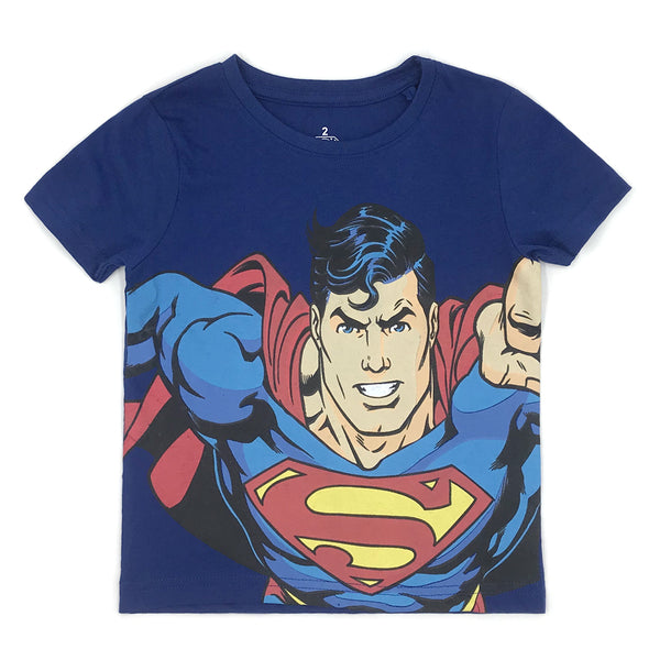 פיג'מה מודפסת סופרמן פעוטים ובנים 8