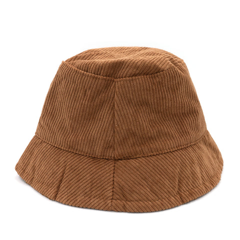 כובע אופנה קורדרוי ופרווה
