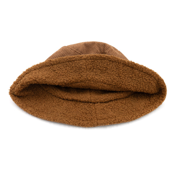 כובע אופנה קורדרוי ופרווה