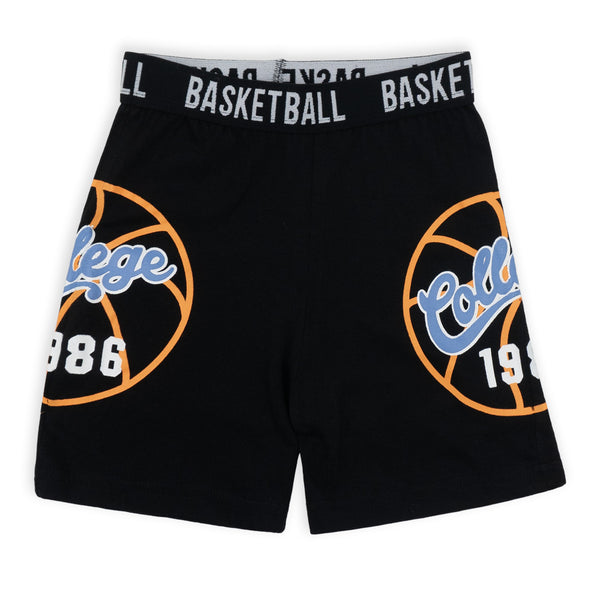 זוג פיג'מות מודפסות כדורסל