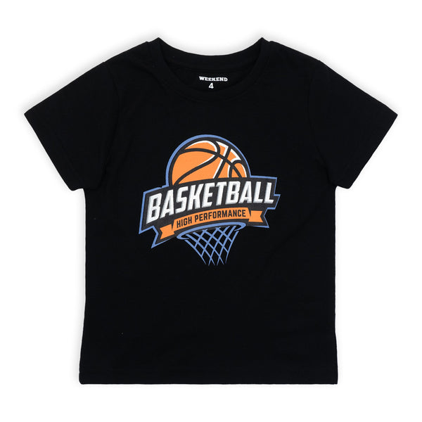 זוג פיג'מות מודפסות כדורסל