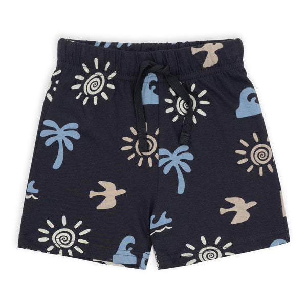 זוג חליפות הדפס ואפליקציה