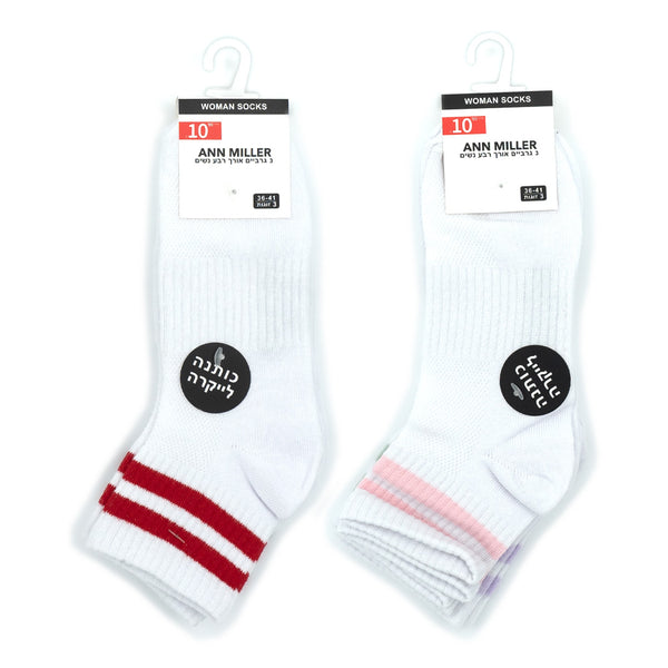 מארז 6 גרביים אורך רבע