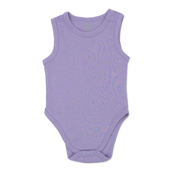 מארז 3 בגדי גוף אפרסק-אפור-סגול תינוקות בנות 3-24M
