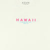 גופיה בצבע שמנת מודפסת דו צדדית Hawaii גברים S-XXL