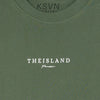 גופיה ירוקה מודפסת דו צדדית The Island גברים S-XXL