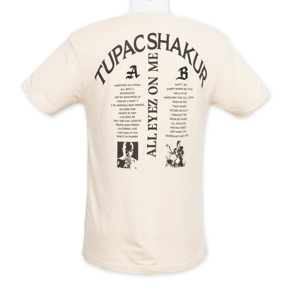 חולצת טופאק שאקור אפליקציה Tupac רקומה גברים XS-XXL