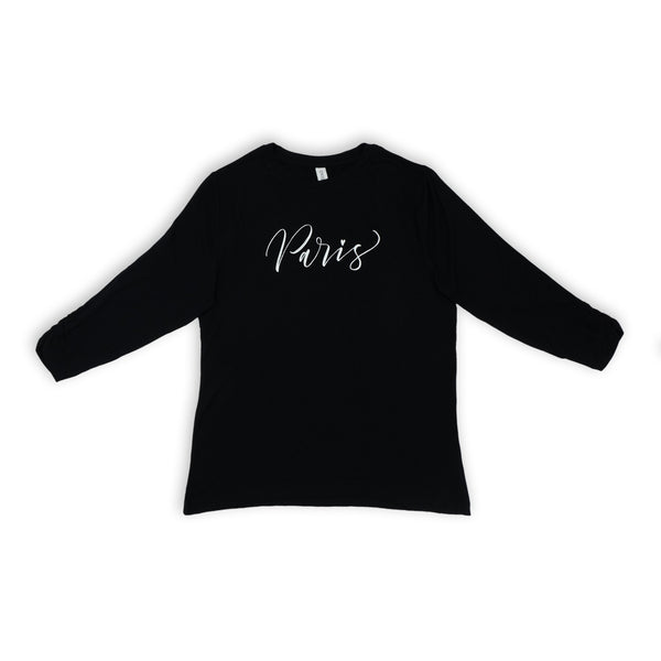 חולצת ויסקוזה עם כיווץ בשרוול