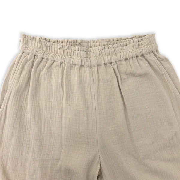 מכנס בד טטרה עם כיסים