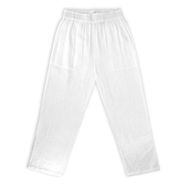 מכנס בד טטרה עם כיסים