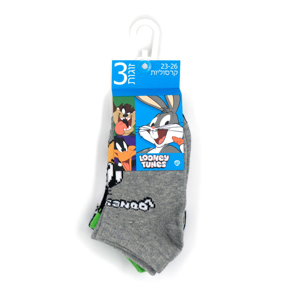 מארז 3 גרבי קרסוליות לוני טונס